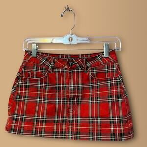 Forever 21 Mini Plaid Skirt